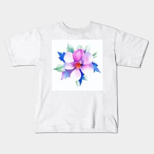 Watercolor Flower Kids T-Shirt